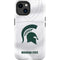 Michigan State University White Jersey iPhone 15 Impact Case